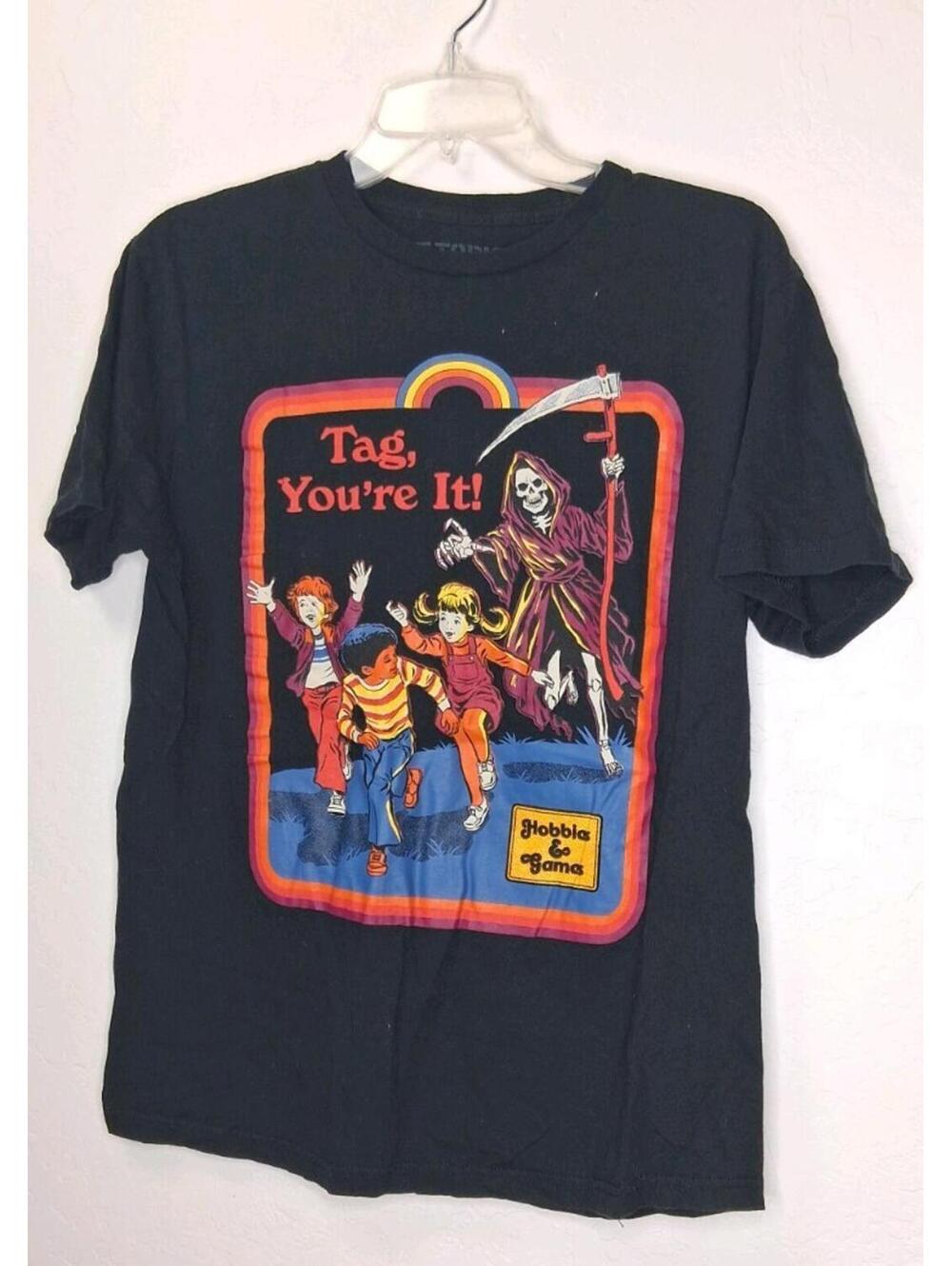 Steven Rhodes Tag You’re It Official Black Hobbies & Games HOT TOPIC M